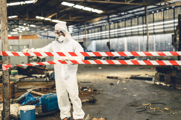 Professional Drug Lab Cleanup technician working in San Leandro, CA